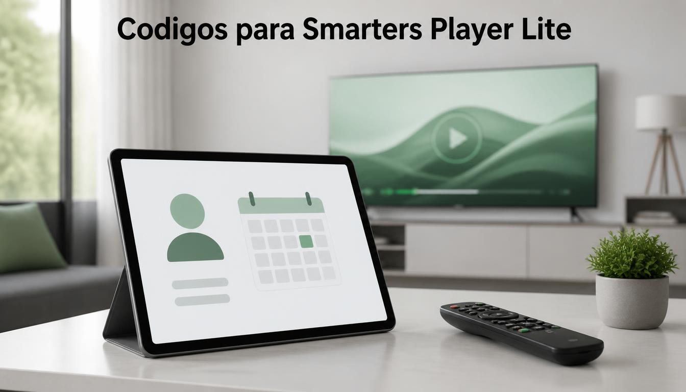 Codigos para Smarters Player Lite: prueba, canales y planes