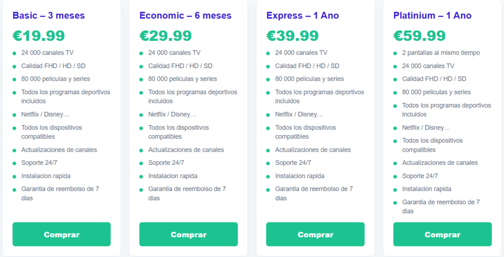 Plans_Tarifs_ES